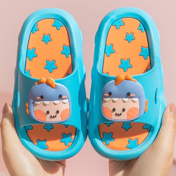 PROMO 12.12 PUNCAK Okaybaby B114 Sandal Slop Anak Laki-laki Perempuan Cewek Motif Karakte Lucu Termurah Sepatu Import Fashion Terbaru Kekinian