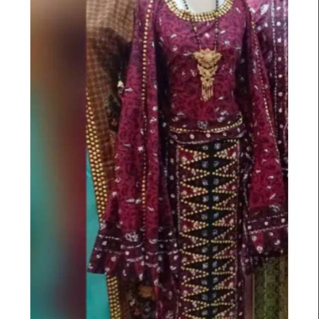Set batik jupri Palembang