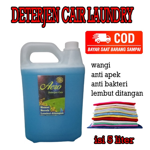 DETERJEN CAIR LONDRY SABUN CAIR LAUNDRY HARUM TAHAN LAMA ISI 5 LITER