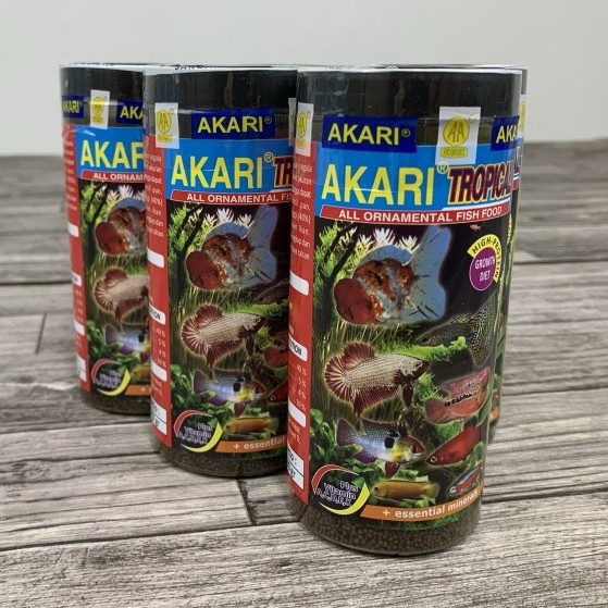 Pelet Ikan Makanan ikan Akari Tropical 100gr untuk segala jenis ikan