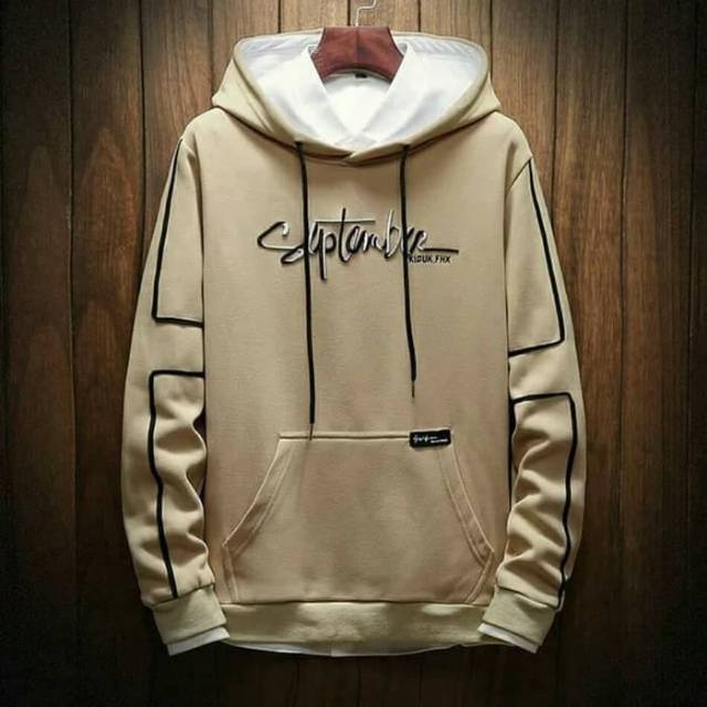Jaket hoodie sweater September.jaket pria,jaket distro.hoodie pria.hoodie distro.ziper seleting