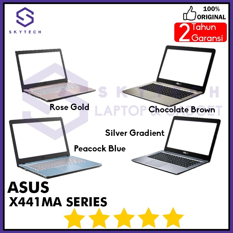 LAPTOP ASUS X441MA GA034T CELERON N4020 RAM 4GB HDD 1TB FREE WINDOWS 10 + OFFICE 2019 BLUE-2