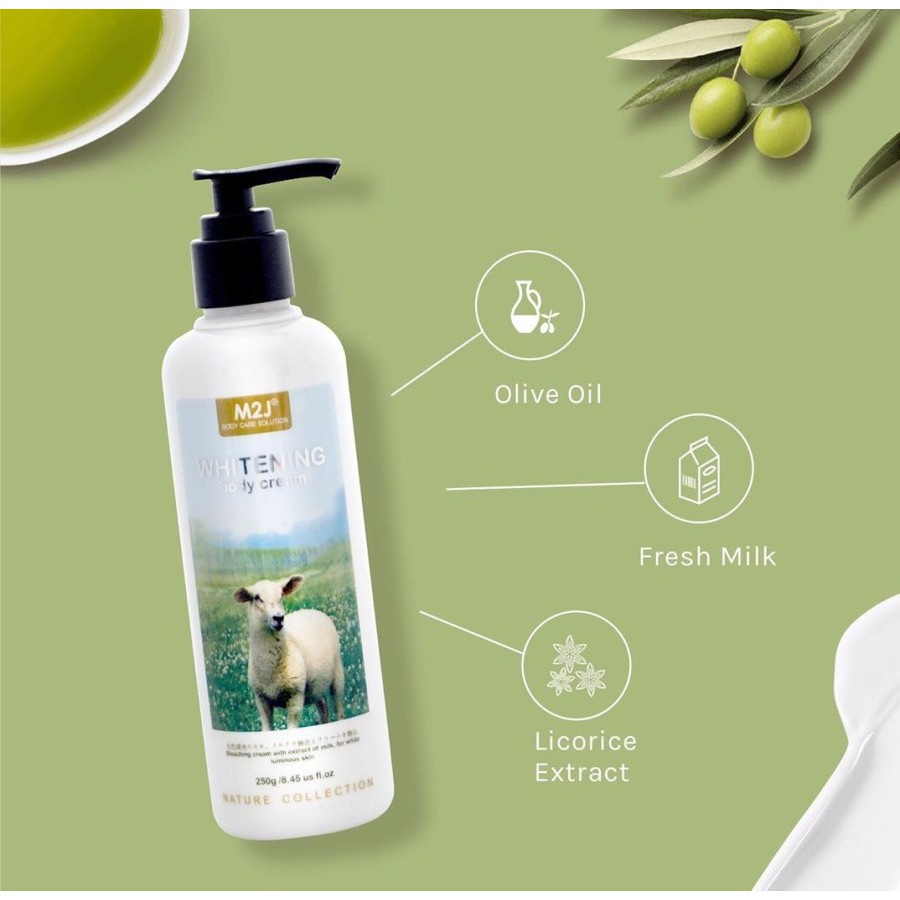 M2J Whitening Body Cream 250gr