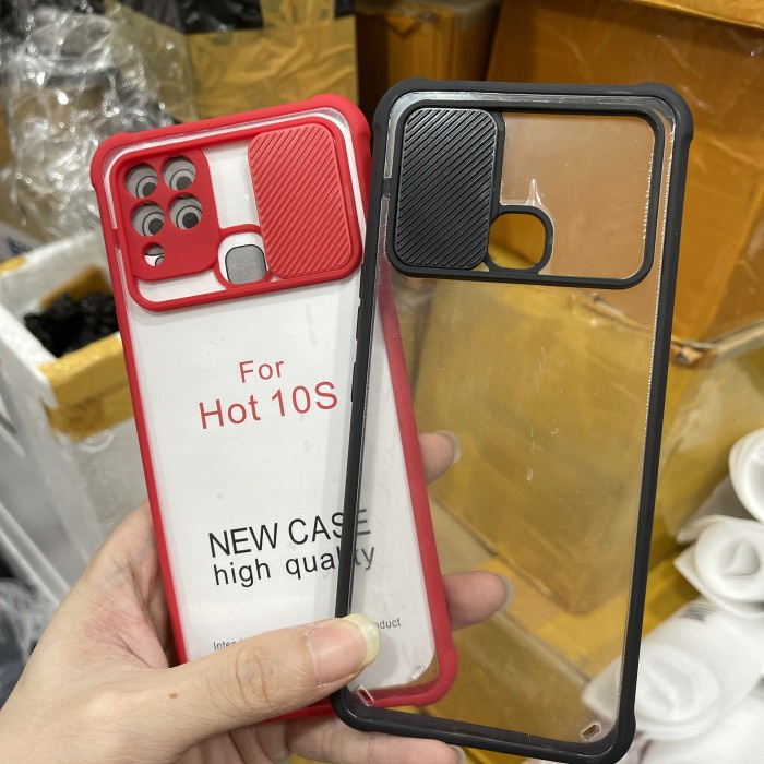 INFINIX HOT 10S PREMIUM CASE SHUTTER SLIDE CAMERA