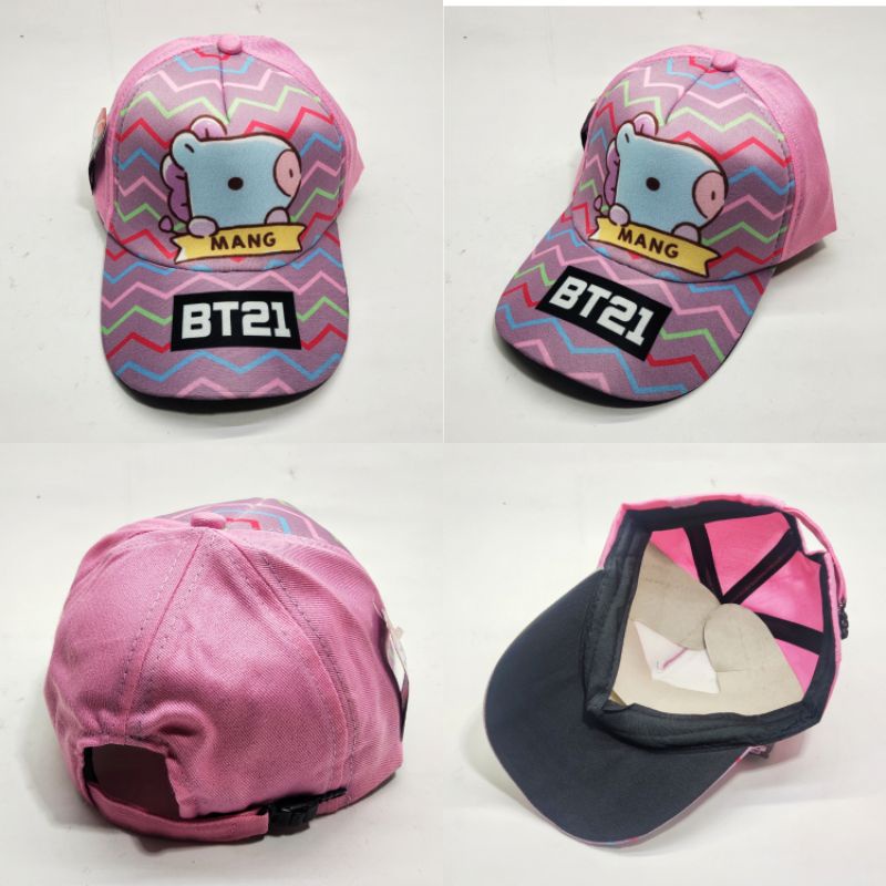 Topi anak perempuan topi karakter topi BTS lol kuda pony