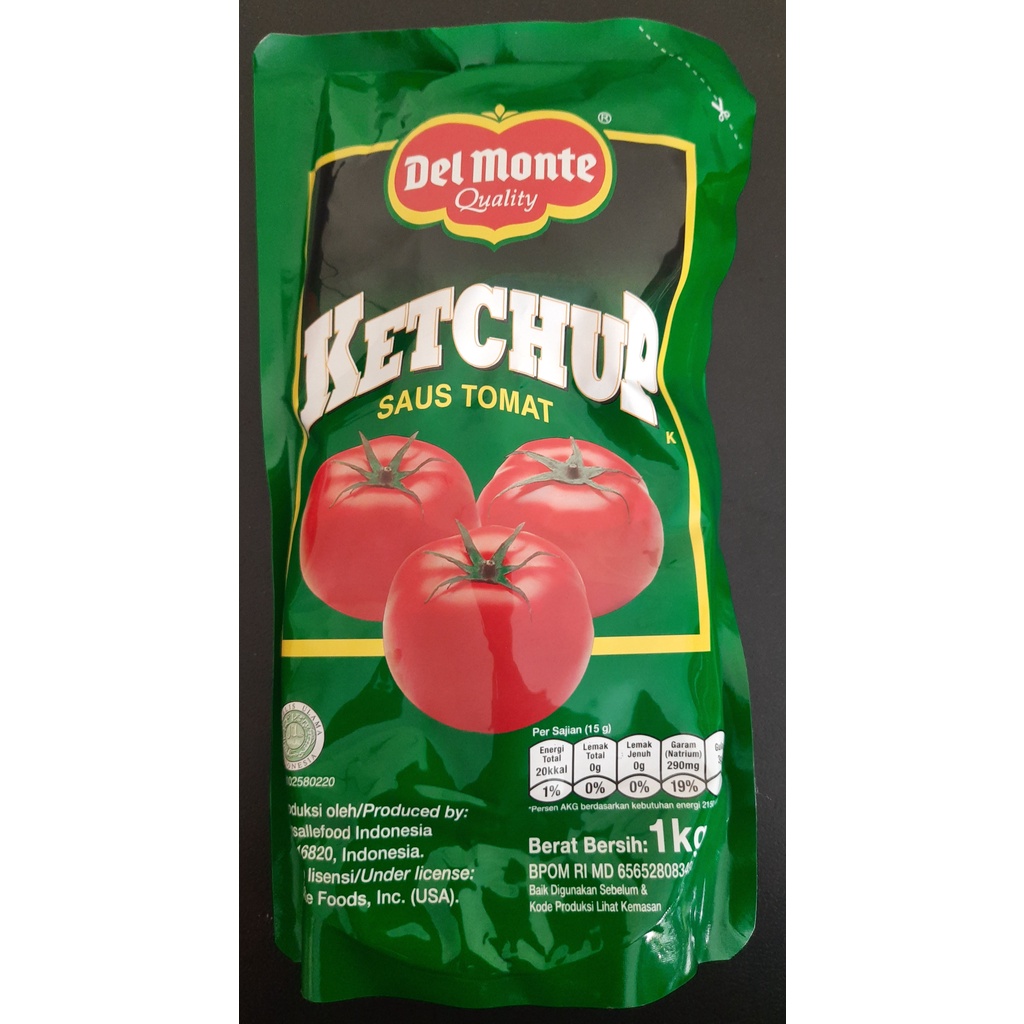 

saus tomat del monte 1 kilogram