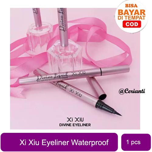 [BPOM] Xi XiU DIVINE LIQUID EYELINER PEN WATERPROOF BLACK