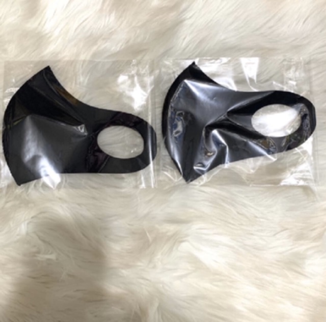 Masker scuba style korea hitam dewasa anak , model mask mirip pitta mask , kain bisa di cuci