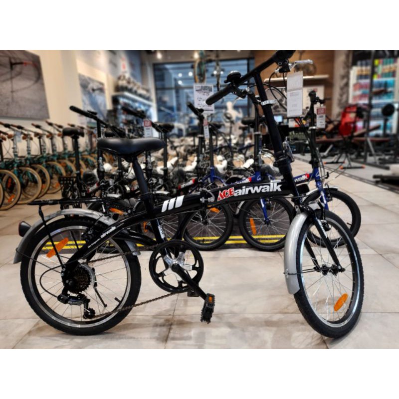 Sepeda Lipat ACE Airwalk Expresso 20 Inci 6-Speed