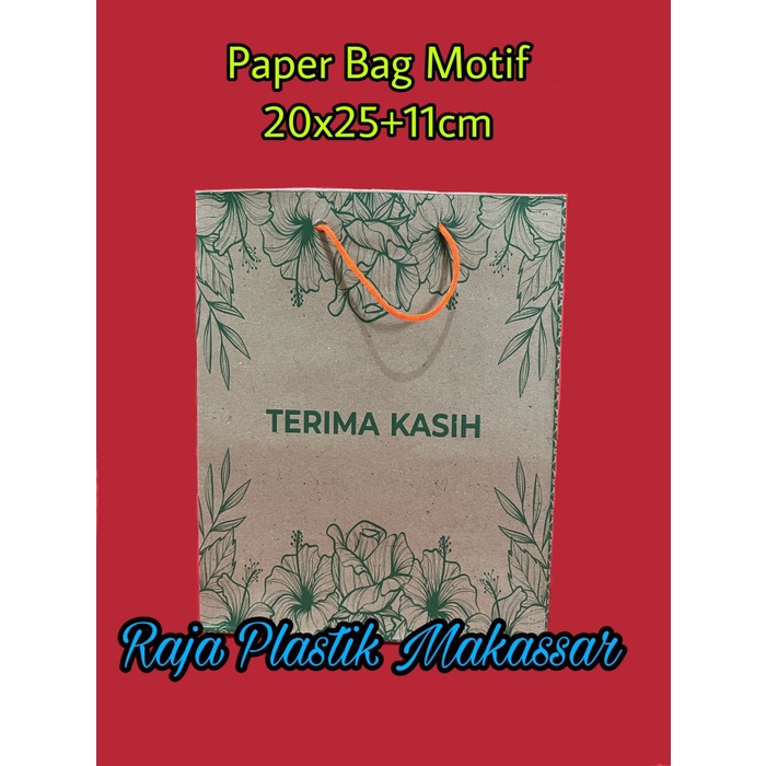 

NEW Paper Bag Motif / kantong kertas - Hijau