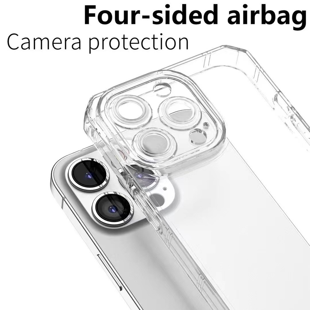 Casing Hp Murah Anti Crack Clear Case AIRBAG SOFTCASE  X 11 12 13 SERIES CASING ANTICRACK CLEAR BENING TPU