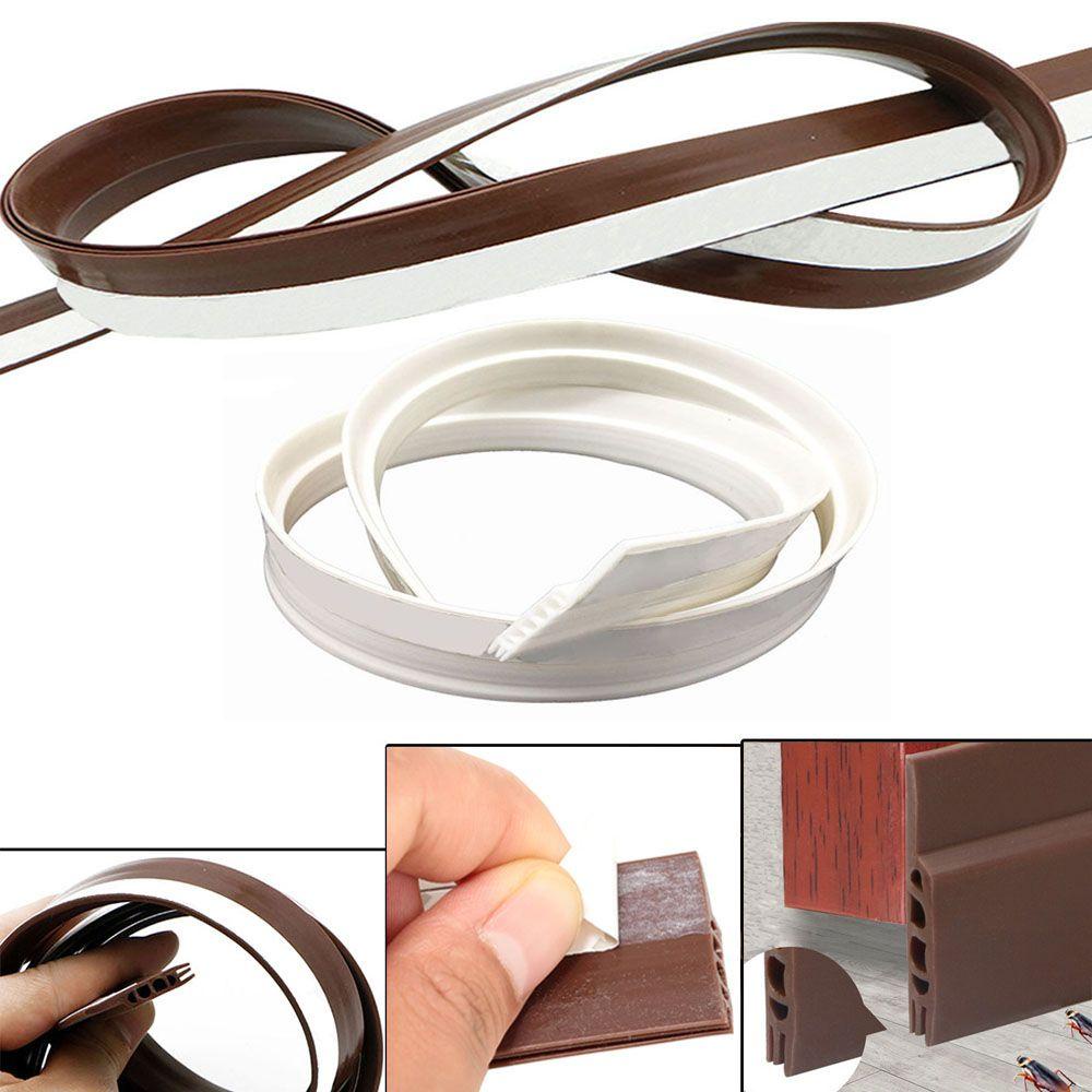 【 ELEGANT 】 Seal Strip Self-adhesive Acoustic Washroom Doors Bottom Untuk Seal Ambang Karet Kamar Mandi