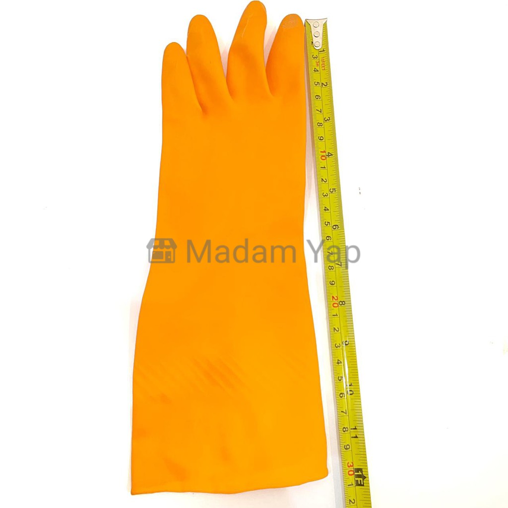 Sarung Tangan Latex Panjang 30 cm / Sarung Tangan Cuci Piring / Anti Air Serbaguna