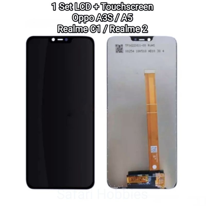 1 Set LCD+TS Oppo A3S / A5 / Realme C1 / Realme 2