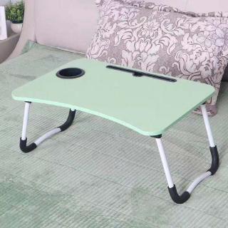 Simple Desk Folding Computer Desk Curved Card Slot With Cup Holder Study Table Shopee Indonesia