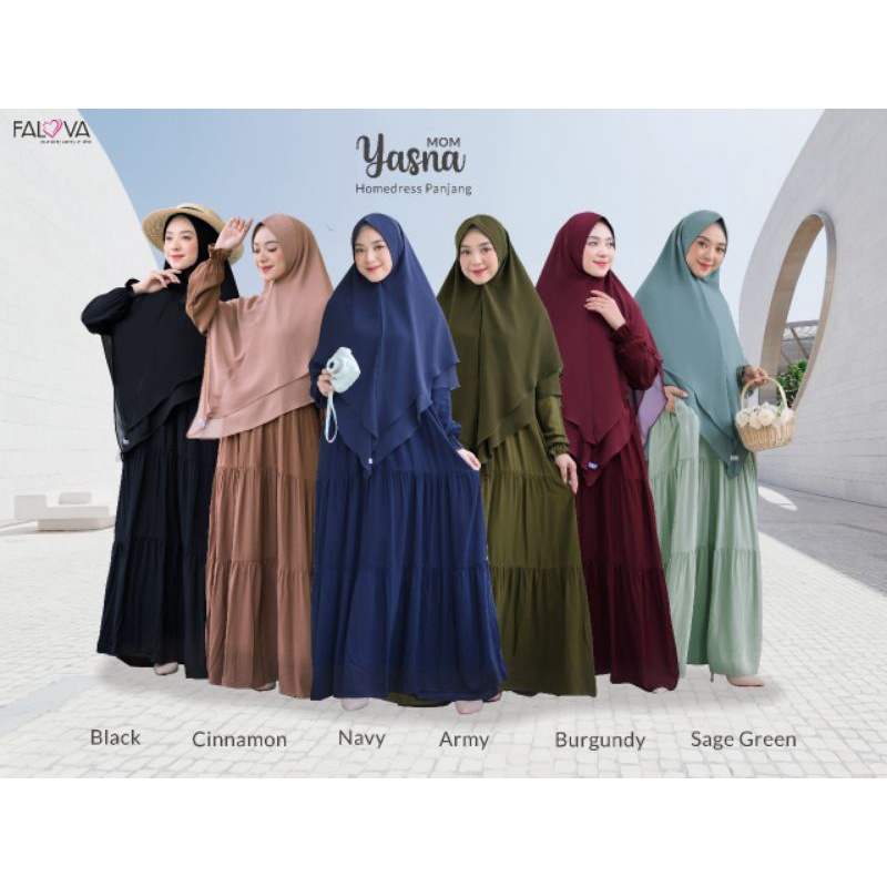 HOME DRESS YASNA FALOVA MOM FALOVA ORIGINAL