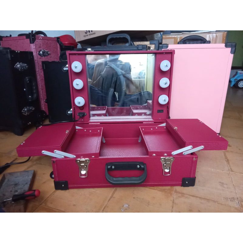 BEAUTYCASE/KOPER MAKEUP/BOK MAKEUP BESAR BISA MASUK MOTOR