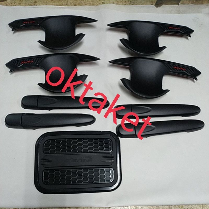 paket outer handle dan tank cover Avanza Xenia 2012- 2019 hitam chrome