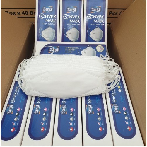 Sensi Convex Mask Earloop / Masker Medis (isi 20)