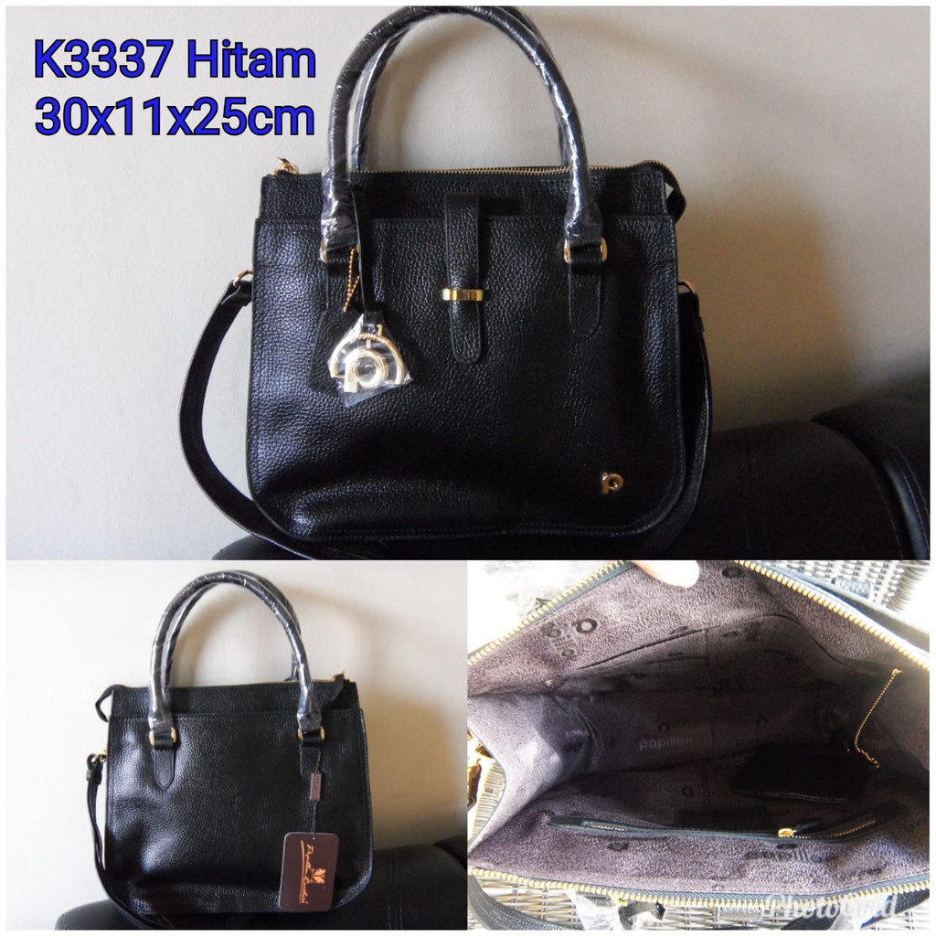 Tas Papillon  Original K3337 Hitam Shopee Indonesia