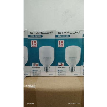 led starlux MAX 15w garansi 1 tahun