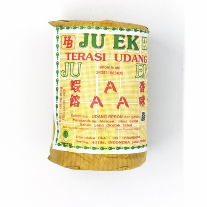 

terasi udang juek / terasi medan