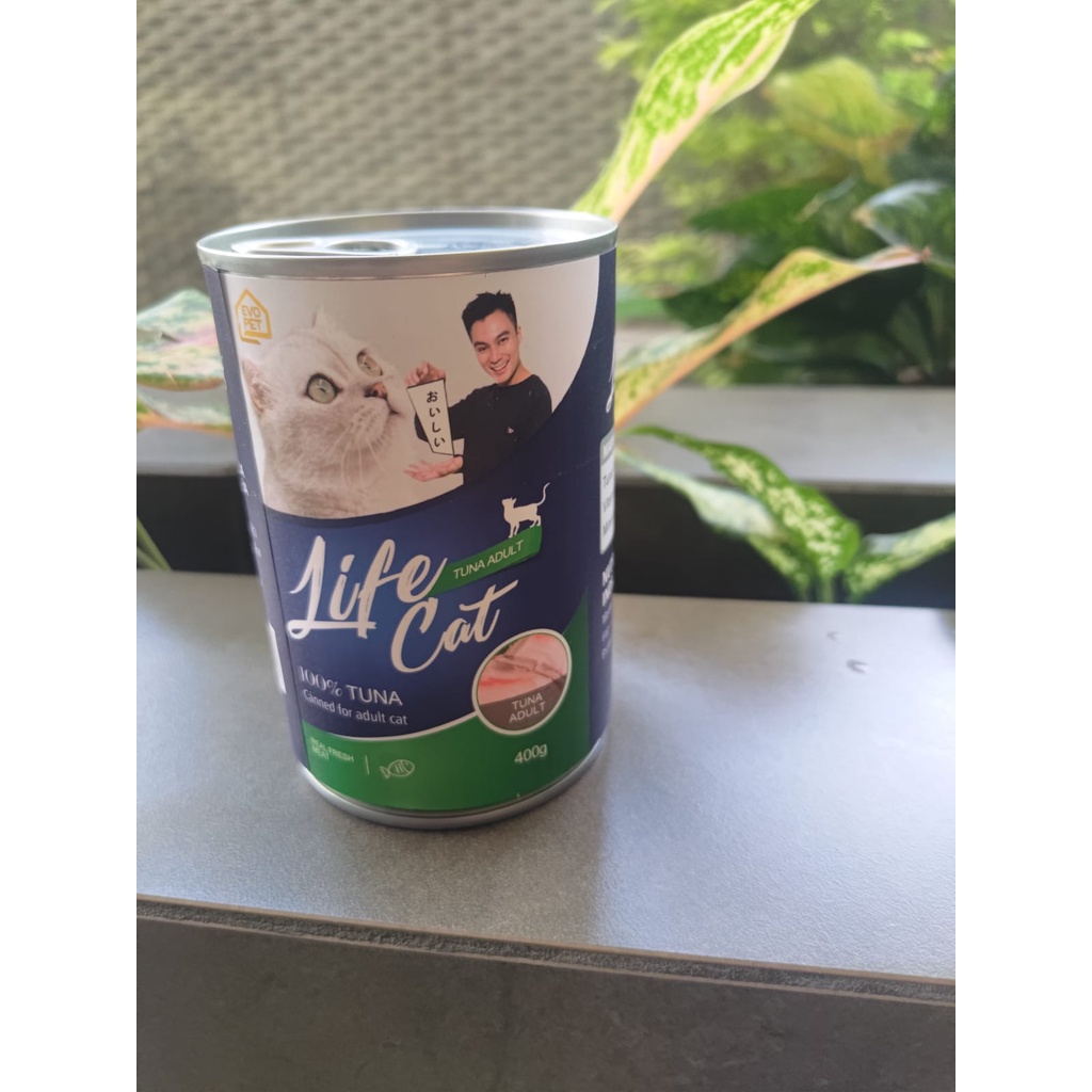 Lifecat Tuna Kaleng Kitten Adult Cat Wet Food 400gr 400g