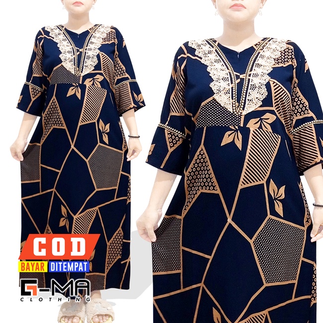 DASTER ARAB ZAHIRA LENGAN 3/4 | RESLETING DEPAN BUSUI | RAYON SANTUNG-4