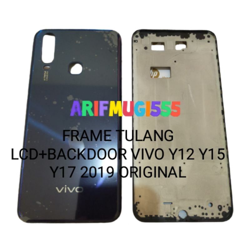 FRAME+BACKDOOR KESING CASING CESING FULLSET VIVO Y12 Y15 Y17 2019 ORIGINAL