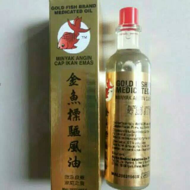 Minyak Angin Cap Ikan Mas 52ml - Obat Oles Untuk Sakit Kepala Hidung Tersumbat Sendi Otot