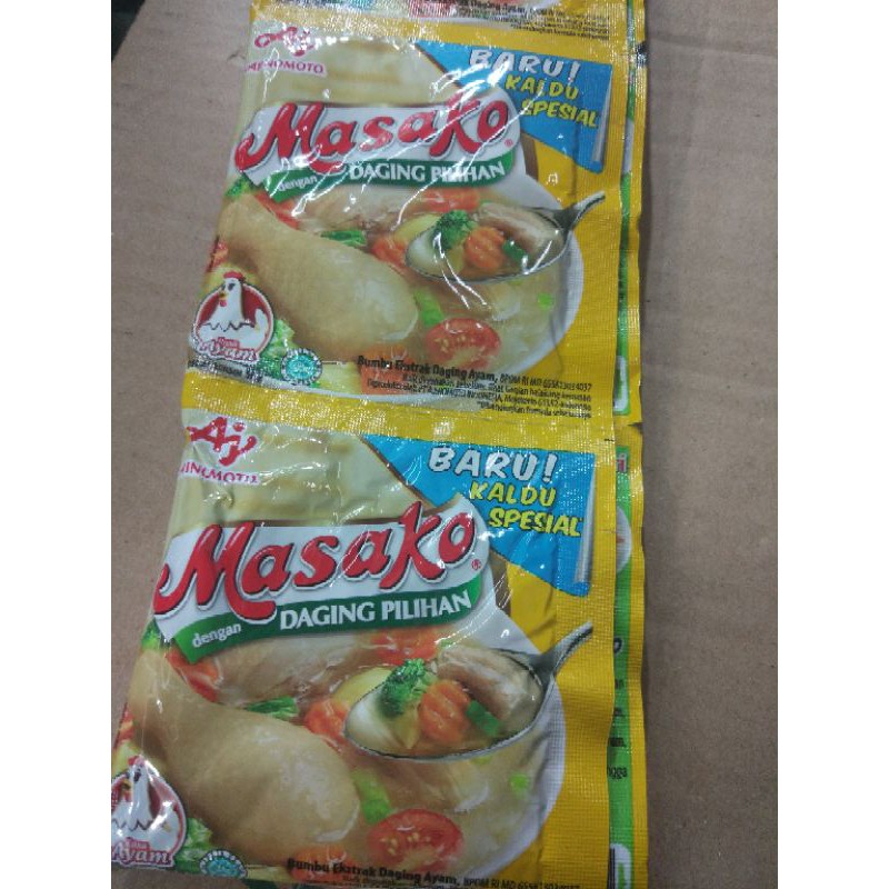 

Masako 1 renceng isi 10 Pcs isi 9gr