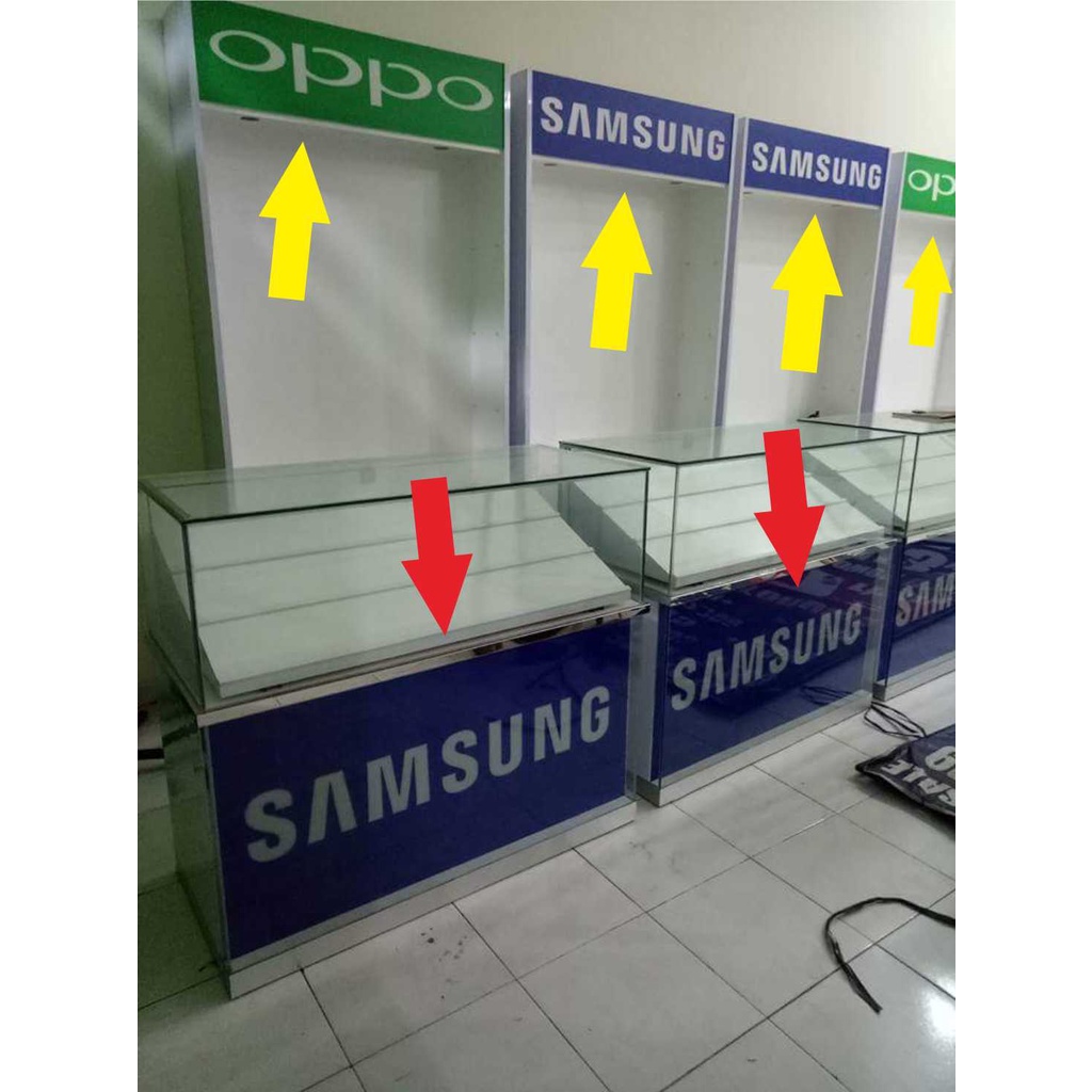 

STIKER VINYL LOGO ETALASE TOKO, KONTER HP