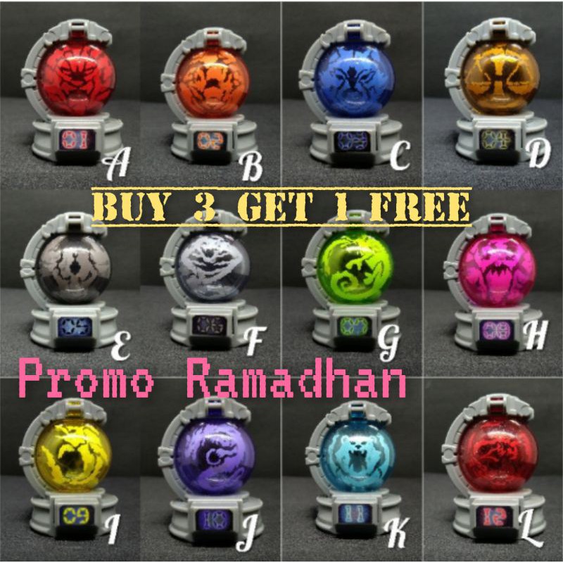 Kyutama Team Kyuranger Harga Satuan