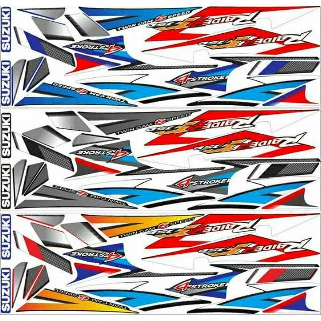 Striping variasi satria Fu Barong Raider R