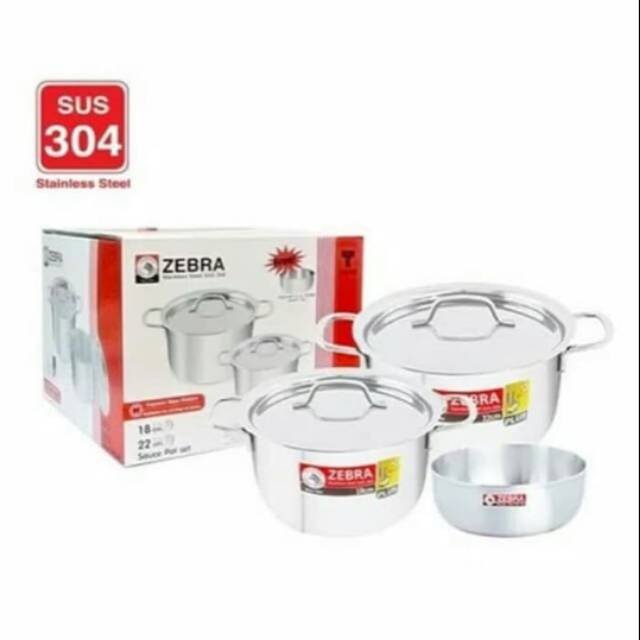 Panci Cookware Set ZEBRA Extreme Plus 185238