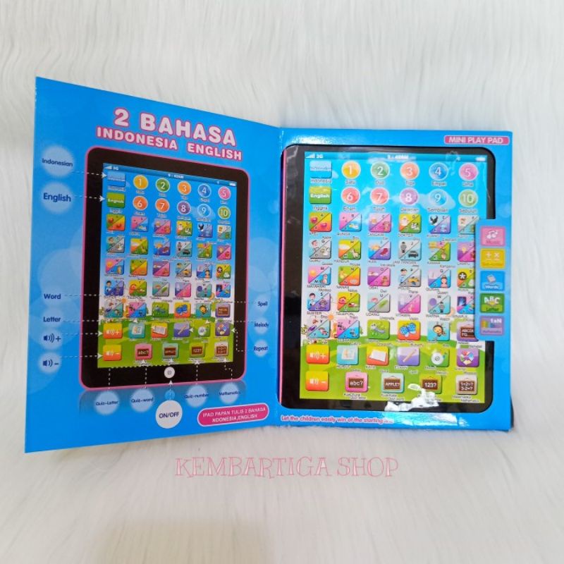 MAINAN EDUKASI IPAD MINI 2 BAHASA MAINAN