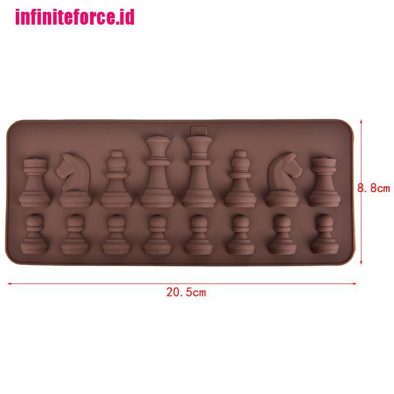 1PC New Chess Silicone Chocolate Molds DIY Cake Decorating Kitchen Cooking Tools