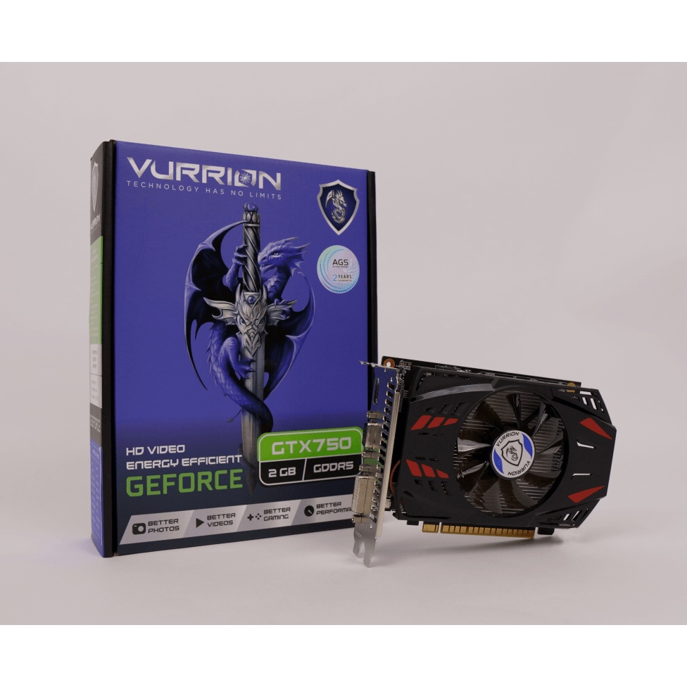 VGA Card VURRION NVIDIA GEFORCE GTX 750TI 4GB GDDR5 128bit HDMI,VGA,DVI