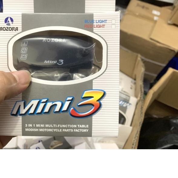 ✈ Voltmeter jam plus suhu voltmeter 3in1 voltmeter aki suhu plus jam universal ✮