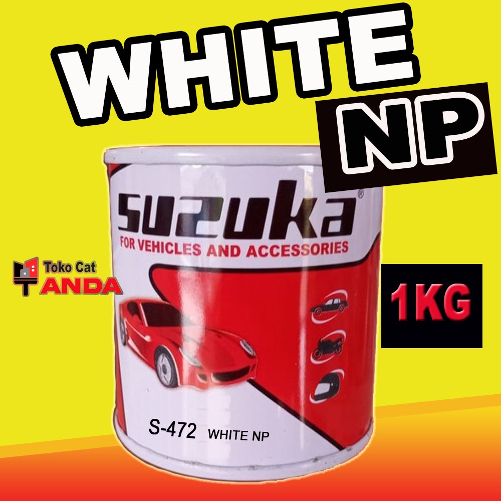 Cat Suzuka White NP 1kg Putih Tulang