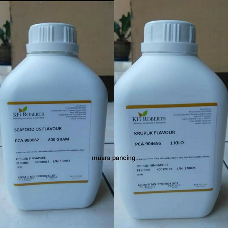 kerupuk - milk - seafood  repack kh roberts 30 ml - essen biang - umpan pancing