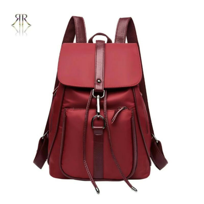 Tas ransel Wanita punggung gandong backpack kasual sekolah kuliah kerja kantor jalan cewek perempuan