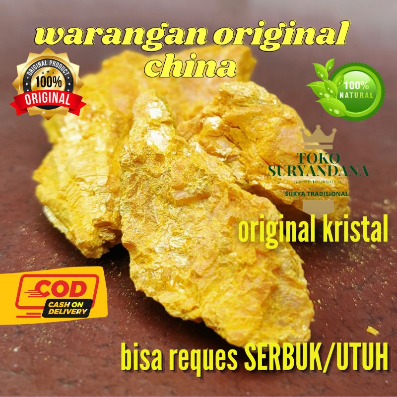 WARANGAN ARSENIK CHINA 100% ORIGINAL PRODUK CHINA