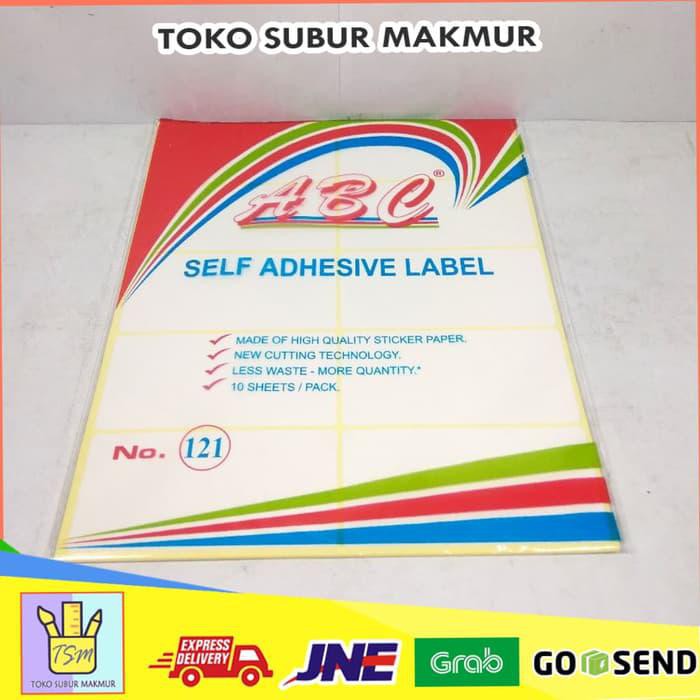 

LABEL STIKER NO. 121 - ABC