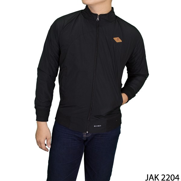 jaket parasut distro Parasut Hitam – JAK 2204