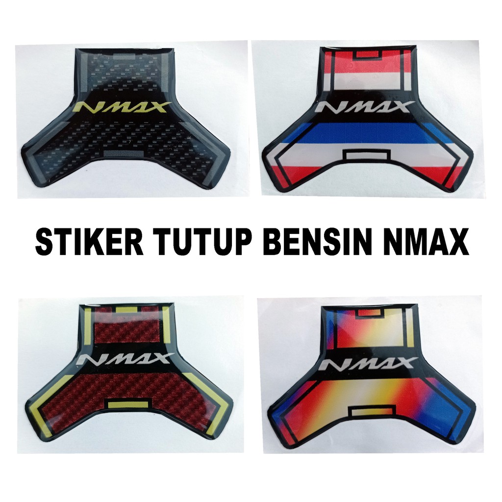 STICKER EMBLEM COVER BENSIN NMAX TIMBUL