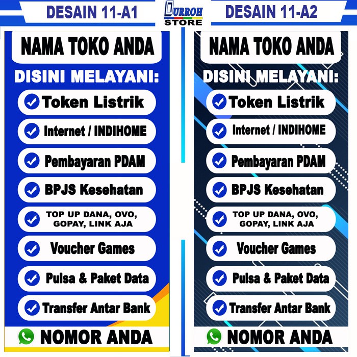 Spanduk PPOB Versi Vertikal DESAIN 11