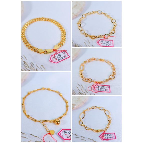 Gelang fancy emas asli kadar 300%