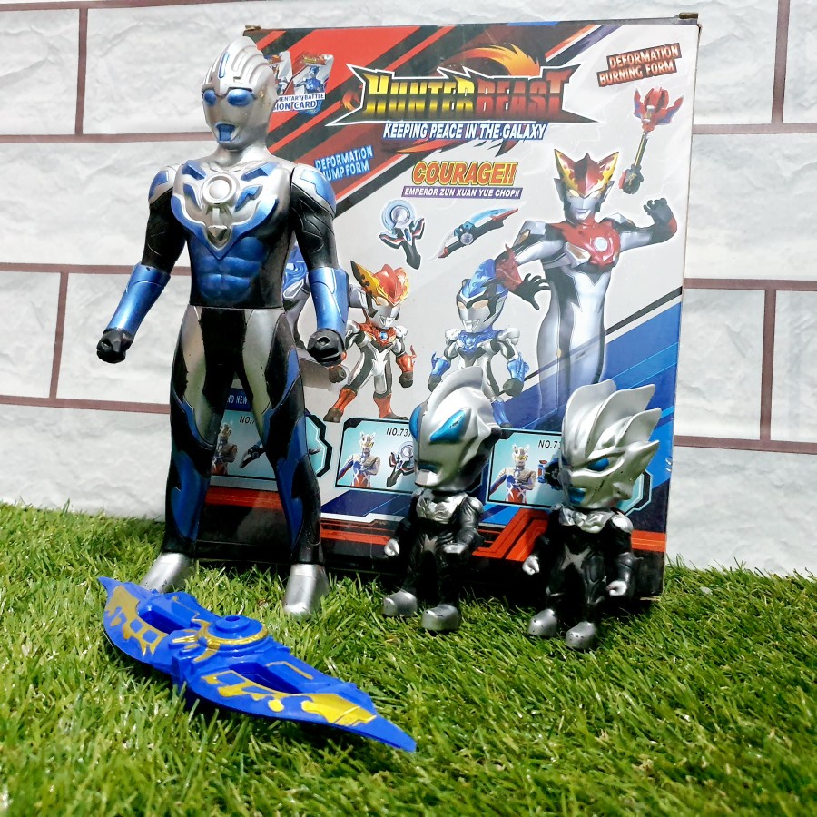 MAINAN SET ACTION FIGURE ULTRAMAN 2 IN 1 - MINIATUR ULTRAMAN