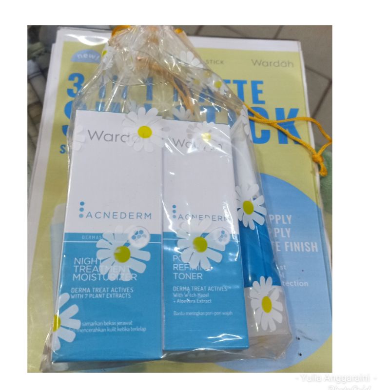 Wardah AcneDerm 1paket